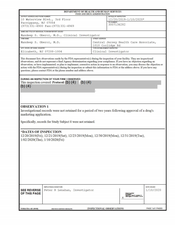 FDAzilla FDA 483 Mandeep S. Oberoi, M.D, Elizabeth | January 2020