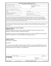 FDAzilla FDA 483 McPherson Enterprises, ., dba Implantable Dev | 2017