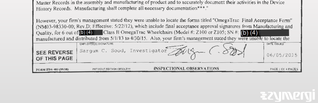 Sargum C. Sood FDA Investigator 