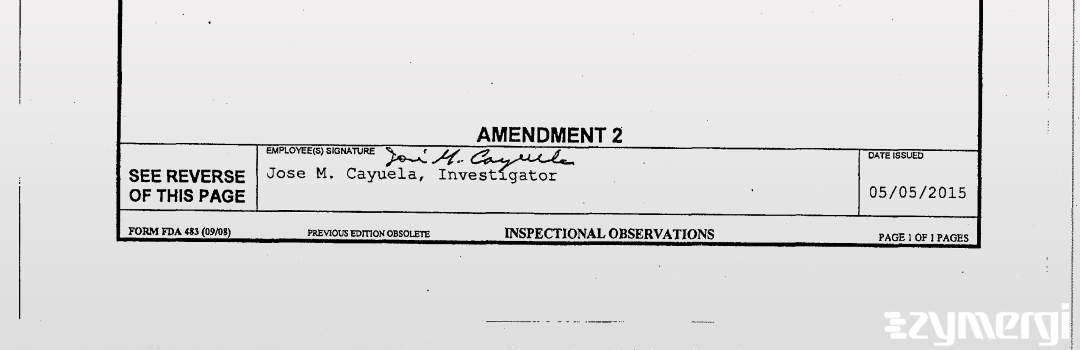 Jose M. Cayuela FDA Investigator 