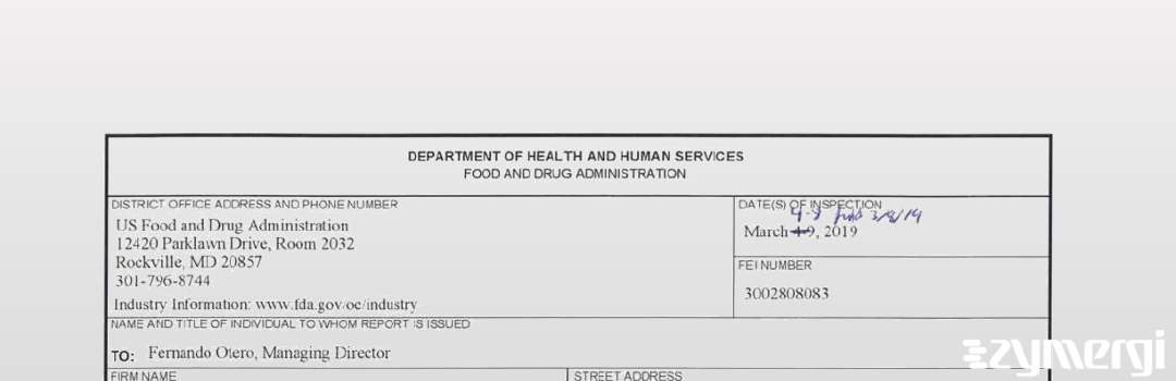 FDANews 483 MSD International GmbH (Singapore Branch) Mar 8 2019 top