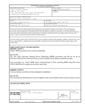FDAzilla FDA 483 Multigon, Elmsford | February 2022