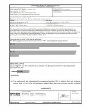 FDAzilla FDA 483 Natalia S. Hegedosh, M.D, Miami | April 2022