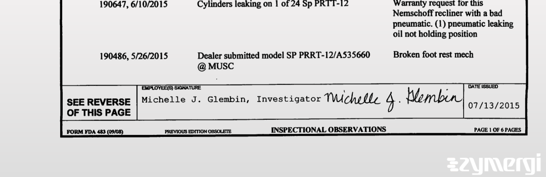 Michelle J. Glembin FDA Investigator