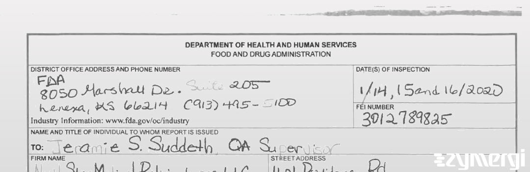 FDANews 483 NorthStar Medical Radioisotopes, LLC Jan 16 2020 top