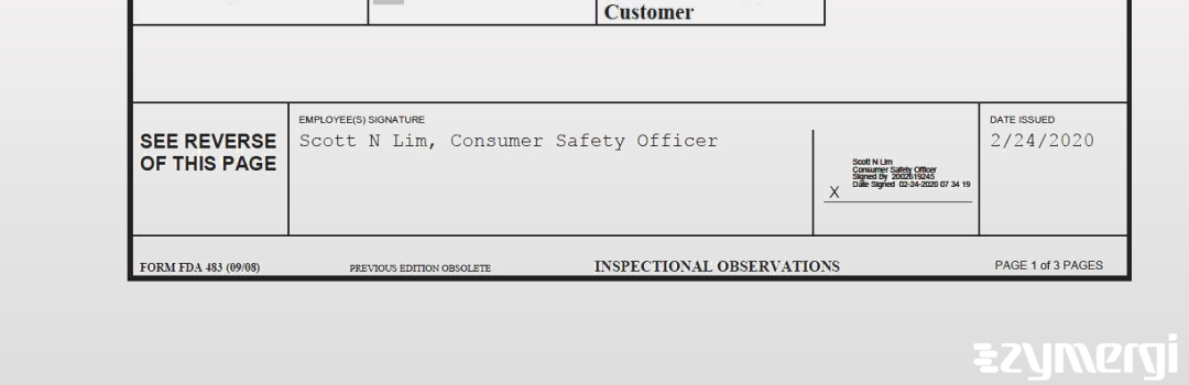 Scott N. Lim FDA Investigator