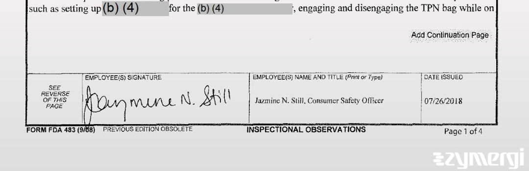 Jazmine N. Still FDA Investigator