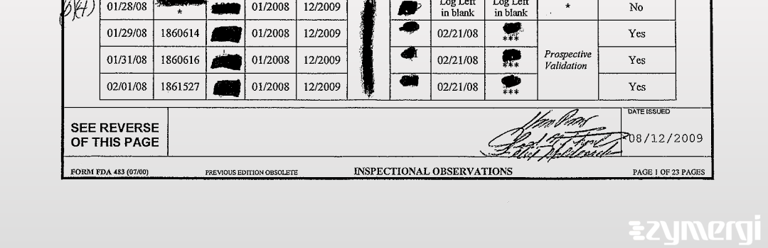 Felix Maldonado FDA Investigator Chad N. Thompson FDA Investigator Kevin A. Gonzalez FDA Investigator 