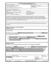 FDAzilla FDA 483 Olympus Medical Products Czech, Prerov 4 | Apr 2017