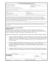 FDAzilla FDA 483 O&M HALYARD, Alpharetta | April 2023