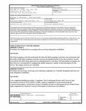 FDAzilla FDA 483 Oral Arts Dental Laboratories, Huntsville | Apr 2017