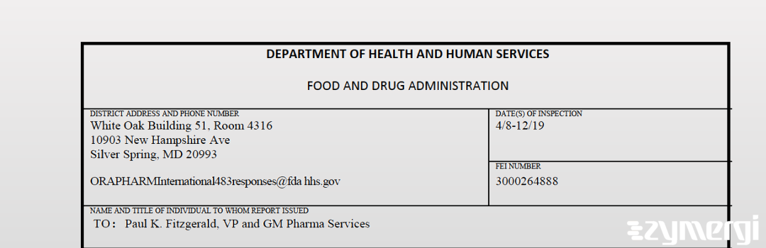 FDANews 483 Patheon Inc. - Toronto Region Operations Apr 12 2019 top