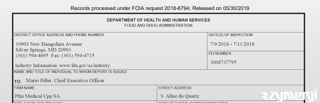 FDANews 483 Pfm Medical Cpp SA Jul 11 2018 top