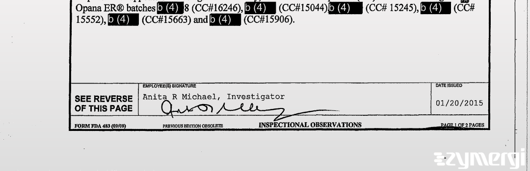 Anita R. Michael FDA Investigator 