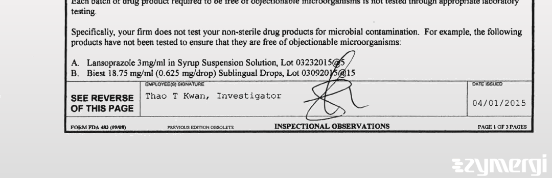 Thao T. Kwan FDA Investigator