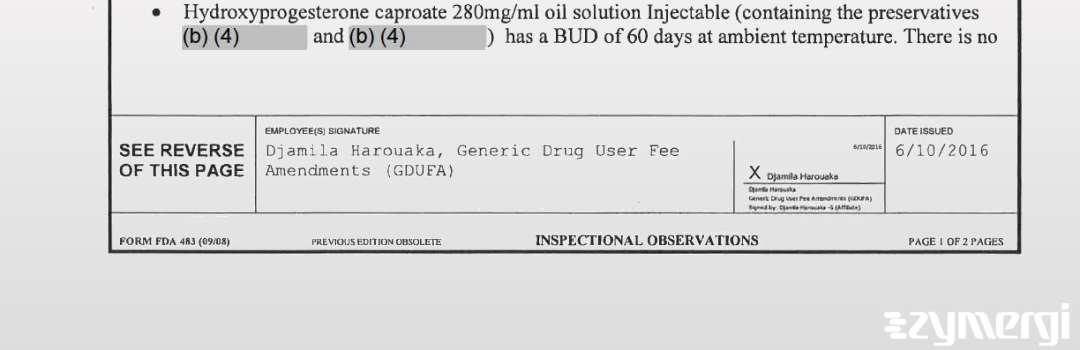 Djamila Harouaka FDA Investigator 