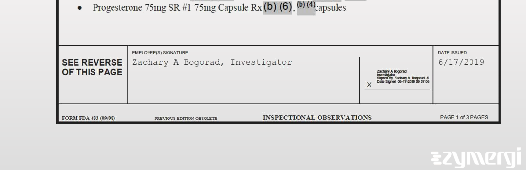 Zachary A. Bogorad FDA Investigator
