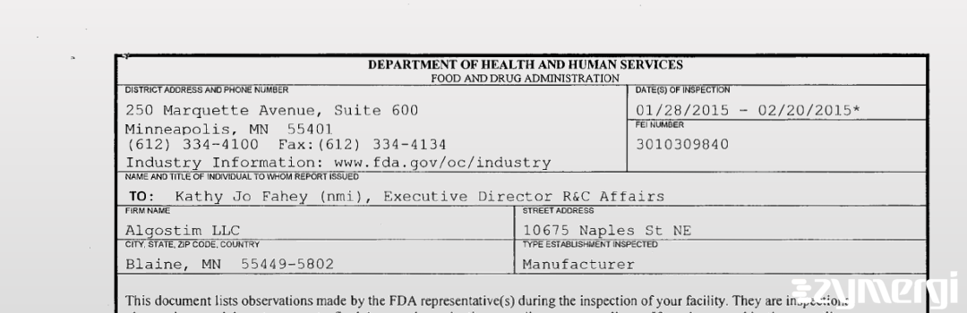 FDANews 483 QiG Group LLC Feb 20 2015 top