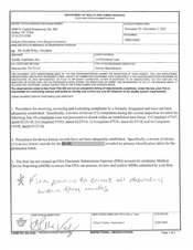 FDAzilla FDA 483 Quality Aspirators, Duncanville | December 2021