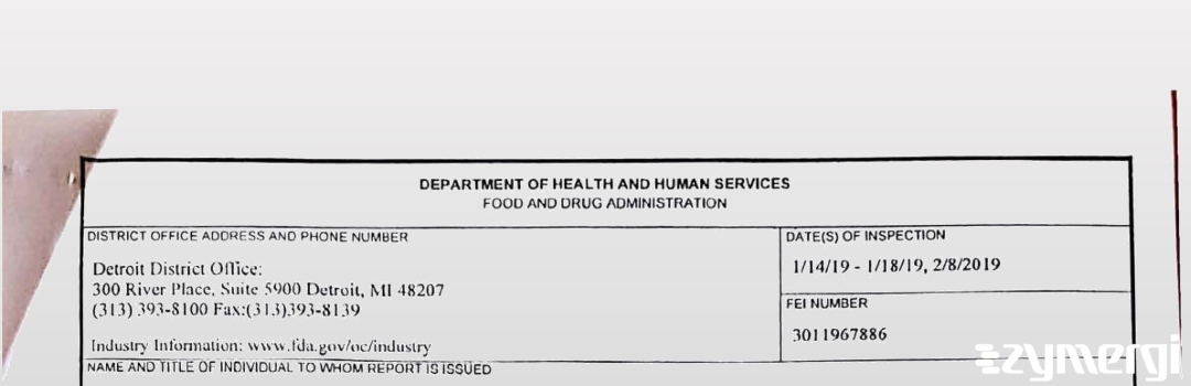 FDANews 483 RC Outsourcing, LLC Feb 8 2019 top