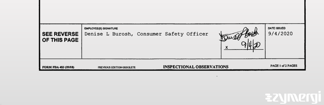 Denise L. Burosh FDA Investigator