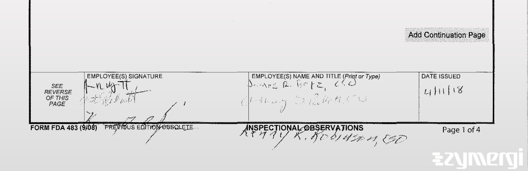 Young Kim FDA Investigator Anthony S. Puckett FDA Investigator Rashonda N. Rucker FDA Investigator Kenny R. Robinson FDA Investigator Marcella D. Crook FDA Investigator Joseph F. Owens FDA Investigator Tyrico K. English FDA Investigator Kebire G. Abraha FDA Investigator Shayla G. Turnipseed FDA Investigator Rodney G. Raiford FDA Investigator Radona R. Boutte FDA Investigator James Betz FDA Investigator 