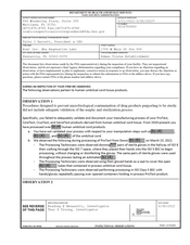 FDA 483 Row1 . dba Regenative Labs, Pensacola | March 2022