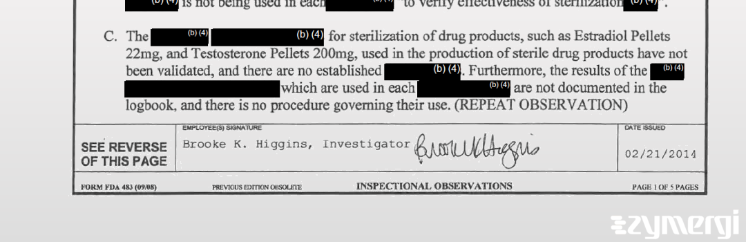 Brooke K. Higgins FDA Investigator