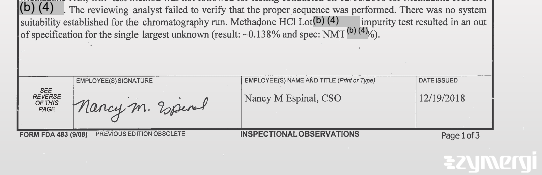 Nancy M. Espinal FDA Investigator