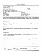 FDAzilla FDA 483 Sigan America, Ottawa | September 2022