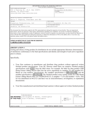 FDAzilla FDA 483 Signature Formulations, Phoenix | September 2021