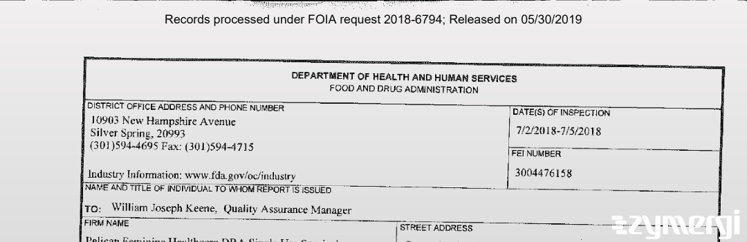 FDANews 483 Single Use Surgical Jul 5 2018 top