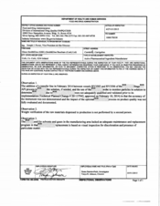FDAzilla FDA 483 SmithKline Beecham (Cork, Carrigaline | May 2015