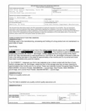 FDAzilla FDA 483 South Texas Botanicals, Beeville | January 2017