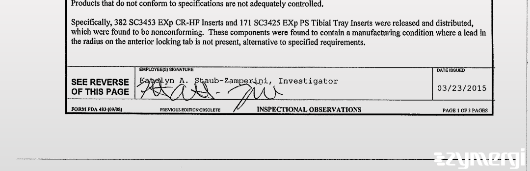 Katelyn A. Staub-Zamperini FDA Investigator