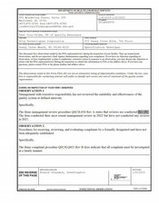 FDAzilla FDA 483  Technologies, Sunny Isles Beach | January 2023