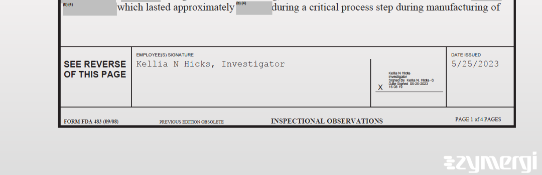 Kellia N. Hicks FDA Investigator