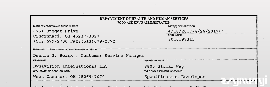 FDANews 483 TSS Technologies Inc Apr 26 2017 top