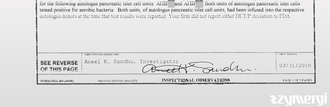 Aneel K. Sandhu FDA Investigator 