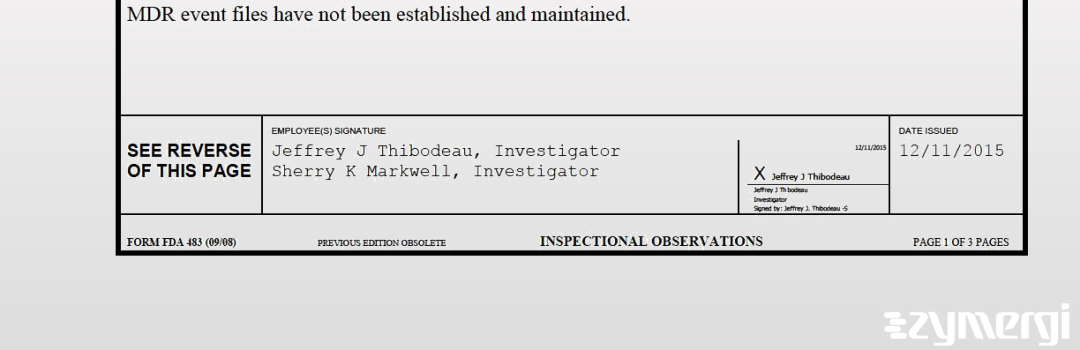 Alice C. Silva FDA Investigator