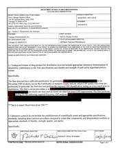 FDAzilla FDA 483 VANTAGE OLEOCHEMICALS, Chicago | August 2014