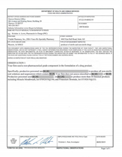 FDAzilla FDA 483 Vitalab Pharmacy, . DBA Vasco Rx Specialty Ph | 2019