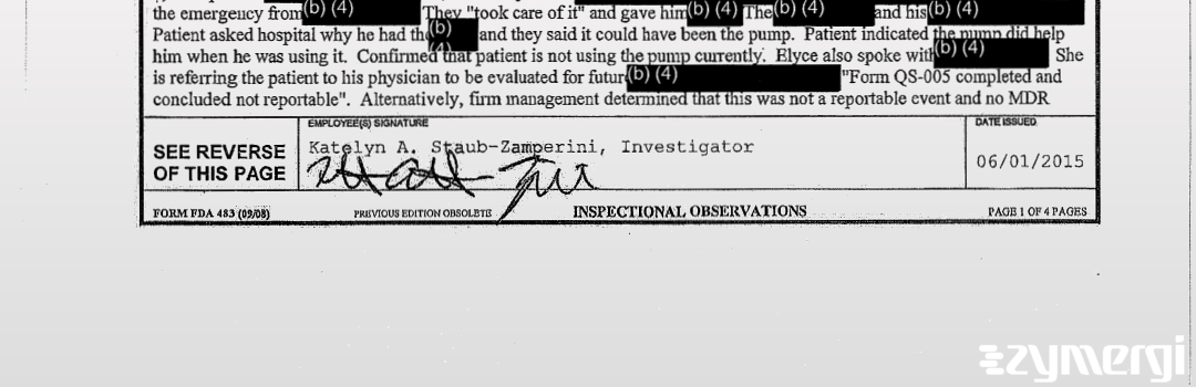 Katelyn A. Staub-Zamperini FDA Investigator