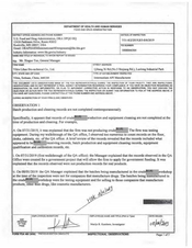 FDAzilla FDA 483 Yibin Lihao Bio-technical, Yibin | August 2019