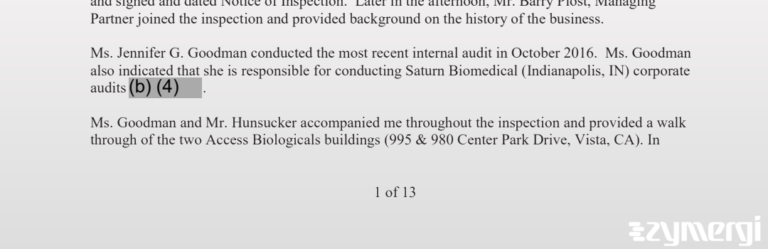 Yvonne C. Wilkes FDA Investigator