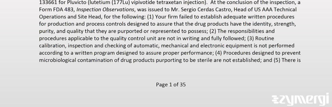 Robin P. Mathew FDA Investigator Mindy M. Chou FDA Investigator Victoria Spivak FDA Investigator 