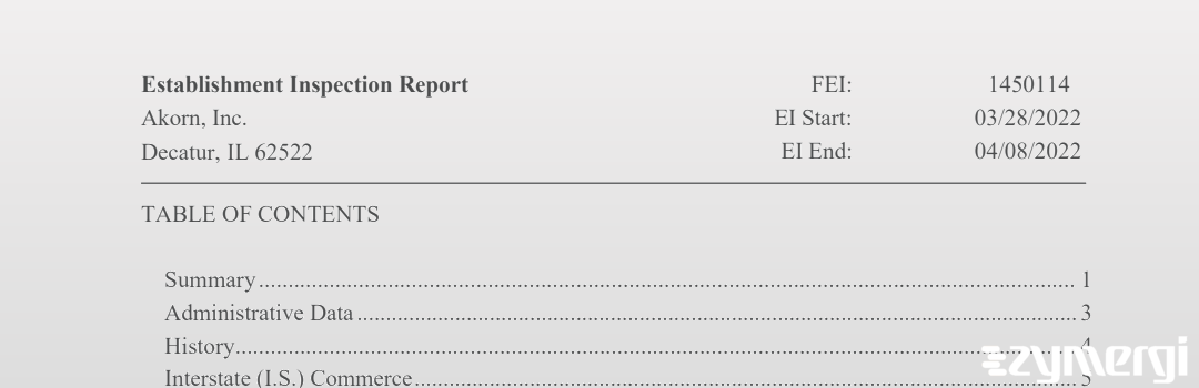 FDANews EIR Akorn, Inc. Apr 8 2022 top