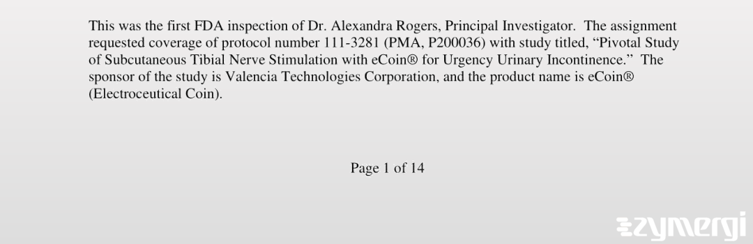 Denise L. Burosh FDA Investigator 