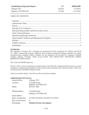 FDAzilla FDA EIR Allergan PLC, Madison | April 2019