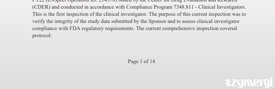 Travis M. Beard FDA Investigator